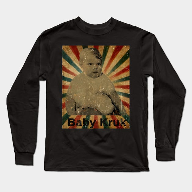 Baby Kruk - Vintage Retro Photo Long Sleeve T-Shirt by Janji Joni